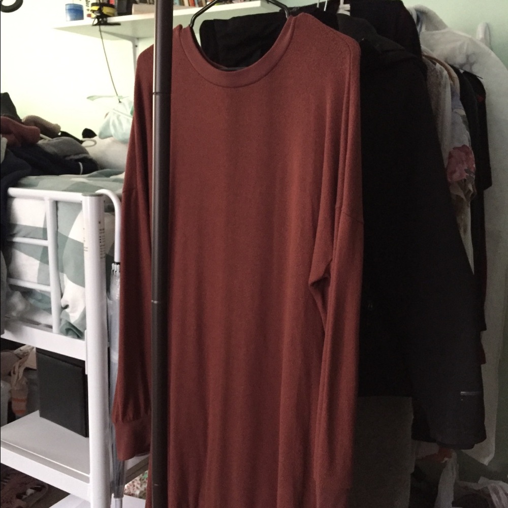 Long sleeve sweater dress